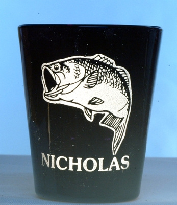 Sea Life Personalized Shot Glass engraved with Name